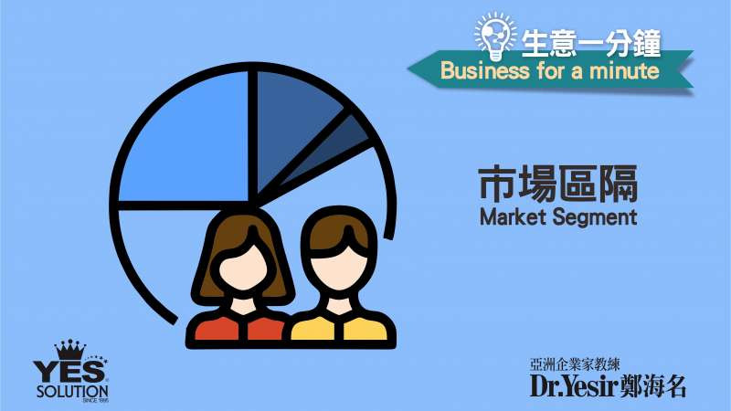 生意一分鐘（第37講）：市場區隔 Market Segmentation